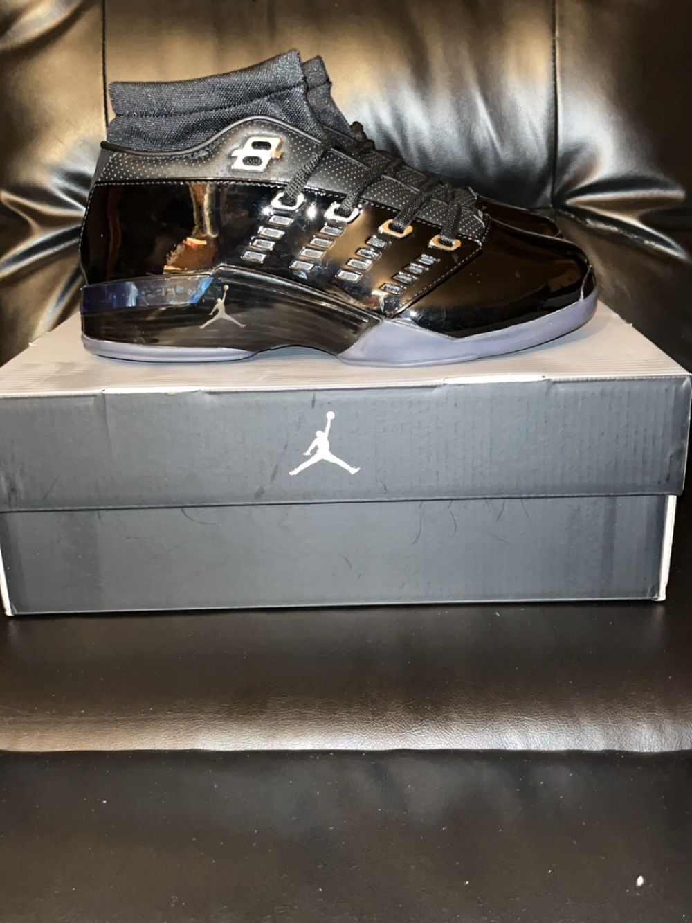 JORDAN RETRO 17 LOW “PATENT” SZ 9.5